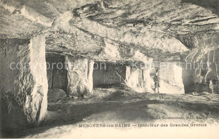 Meschers les Bains Intérieur des grandes grottes