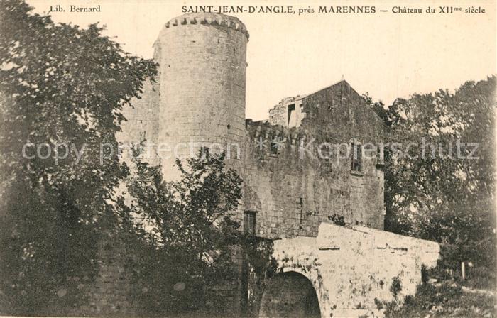Saint-Jean-d Angle Chateau du XIIe siècle