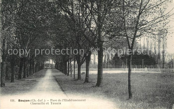 Saujon Parc de l'Etablissement Charmille et Tennis