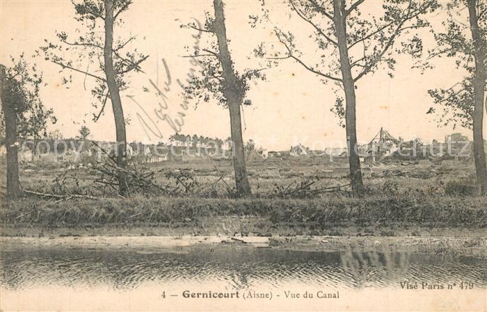 Gernicourt Vue du Canal