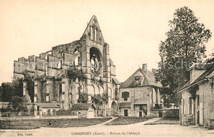 Longpont Aisne Ruines de l'Abbaye