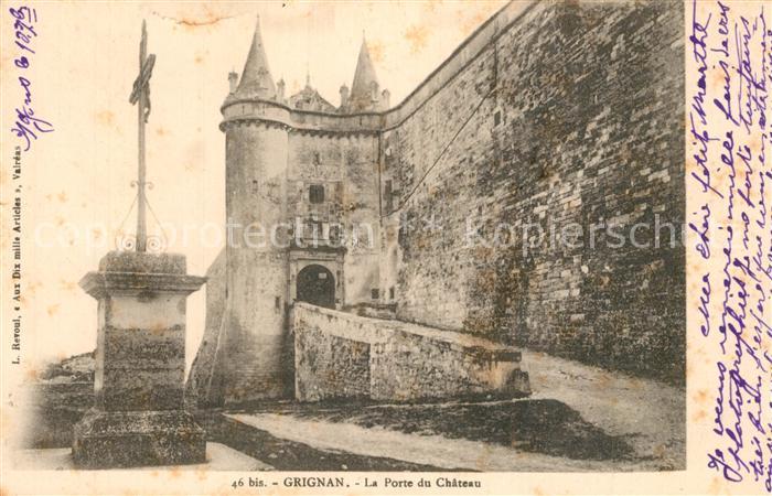 Grignan La Porte du Chateau