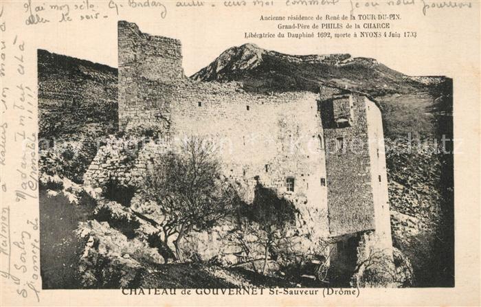 Saint-Sauveur-en-Diois Ruines du Chateau de Gouvernet