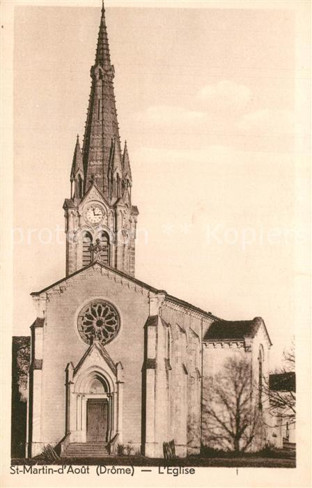 Saint-Martin-d Aout Eglise Kirche