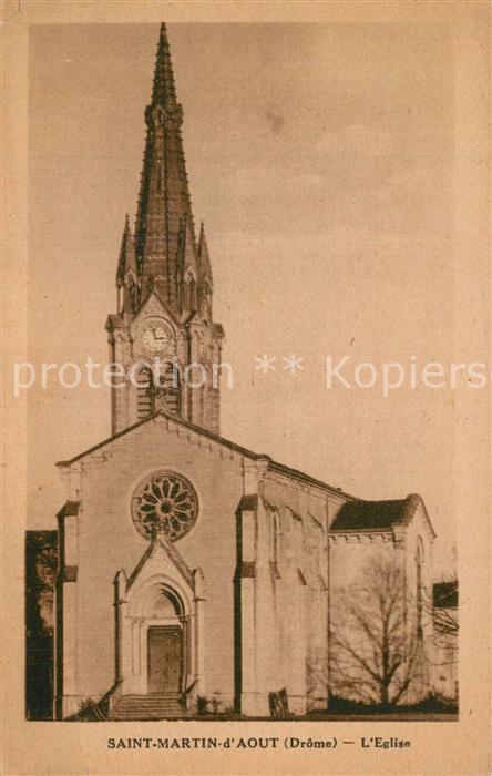 Saint-Martin-d Aout Eglise Kirche