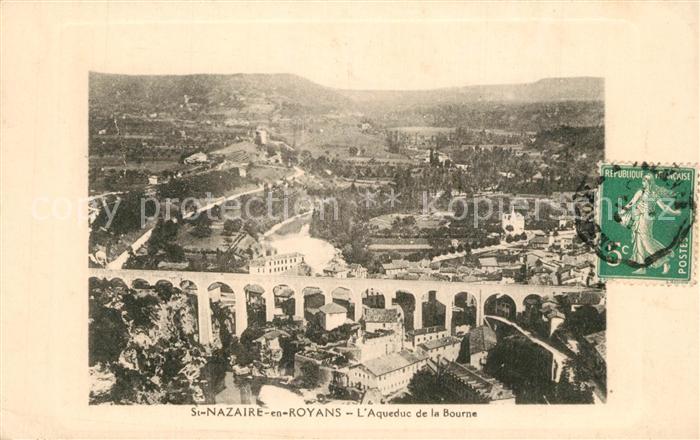 Saint-Nazaire-en-Royans Aqueduc de la Bourne