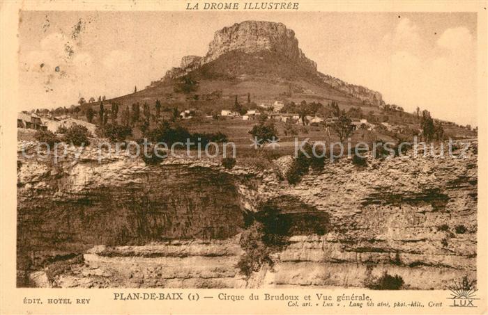 Plan-de-Baix Cirque du Brudoux et vue Generale