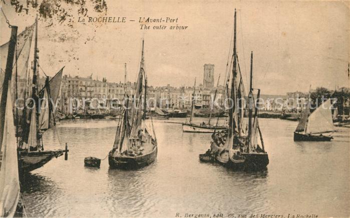 La Rochelle Charente-Maritime Avant Port Bateaux de pêche