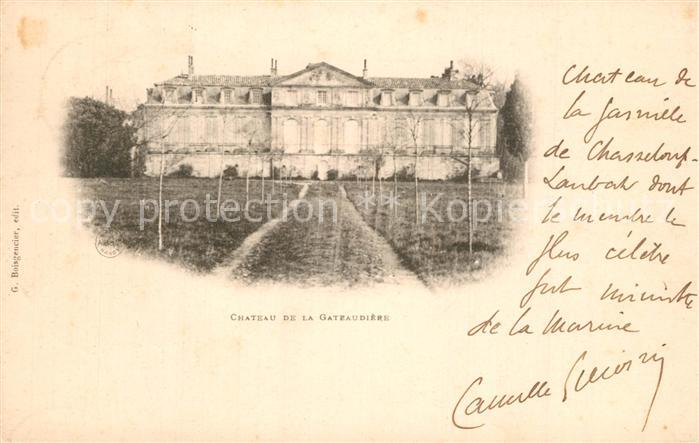 Marennes Charente-Maritime Chateau de La Gateaudière