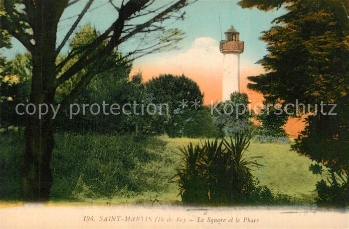 Saint-Martin-de-Re Square et Phare