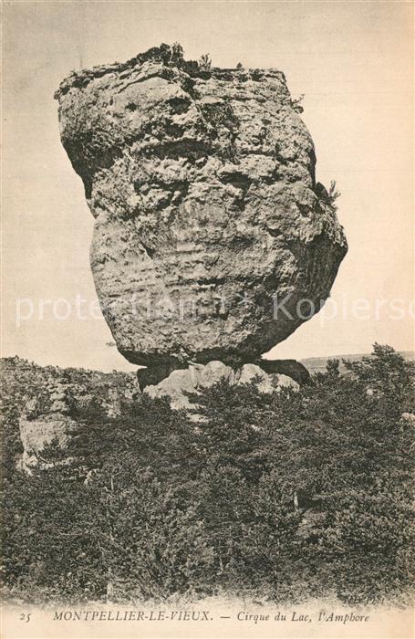 Montpellier-le-Vieux Montagne Cirque du Lac l'Amphore Parc des Grands Causses