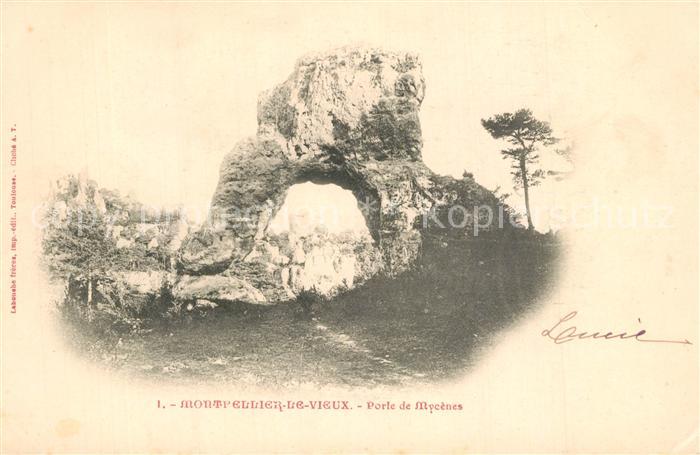 Montpellier-le-Vieux Montagne Porte de Mycènes Parc des Grands Causses