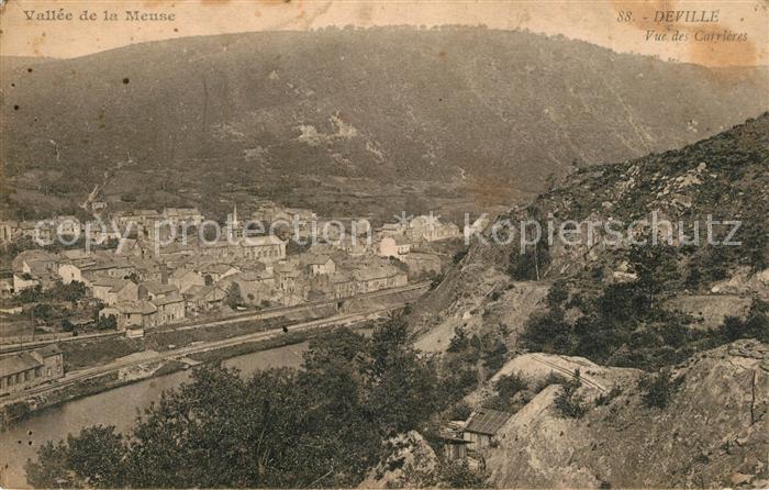Deville Ardennes Panorama Vallee de la Meuse vue des Carrières