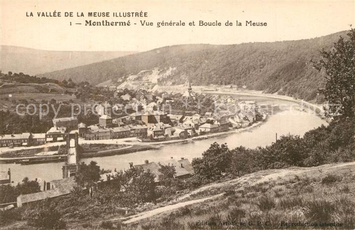 Montherme Vue Generale et Boucle de la Meuse