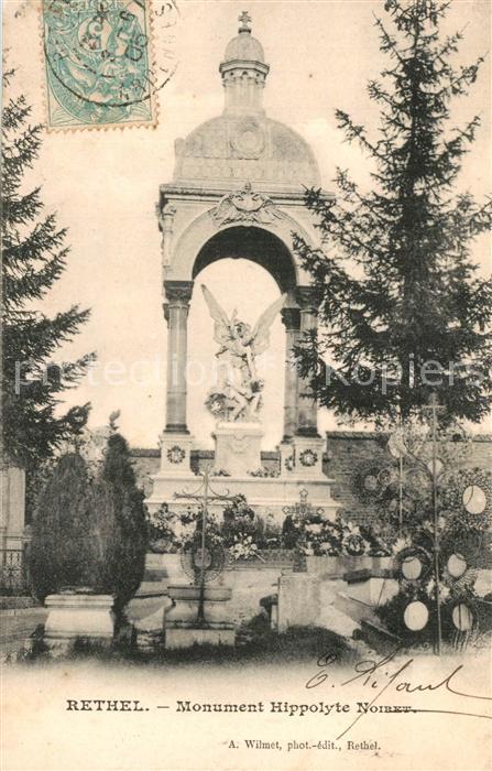 Rethel Ardennes Monument Hippolyte Noiret