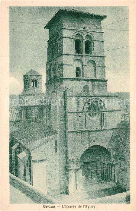 Cruas Entrée de l'Eglise