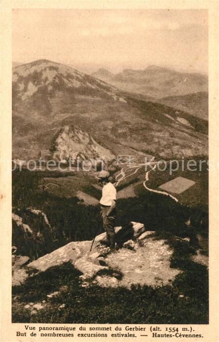 Mont Gerbier de Jonc Vue panoramique du sommet du Gerbier