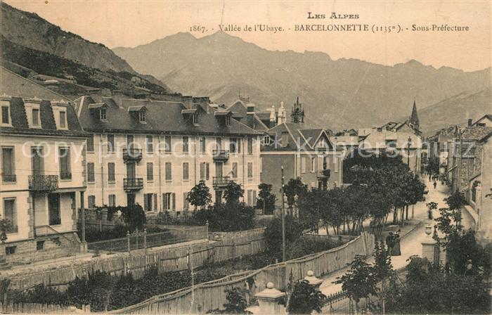 Barcelonnette Sous Prefecture Vallee de l'Ubaye