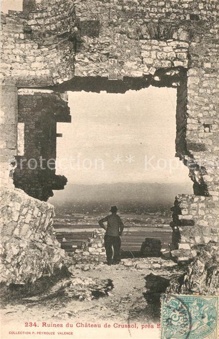 Saint-Peray Ruines du Chateau de Crussol