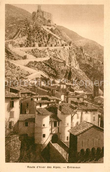 Entrevaux Route d hiver des Alpes