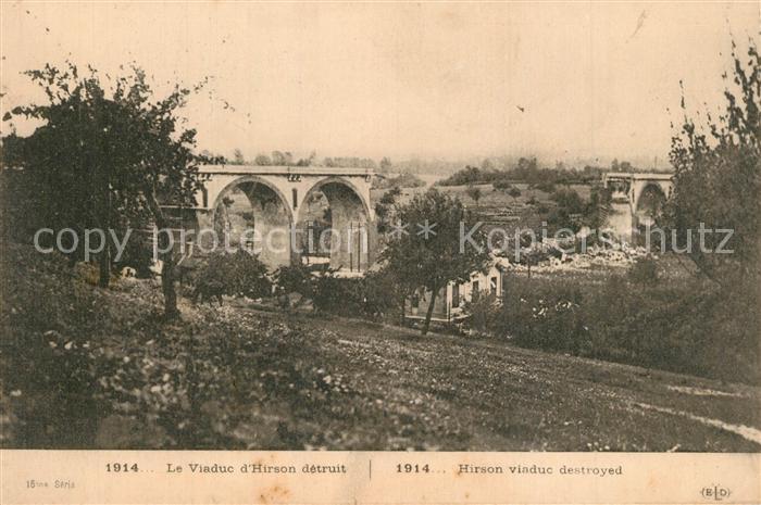 Hirson Viaduc détruit