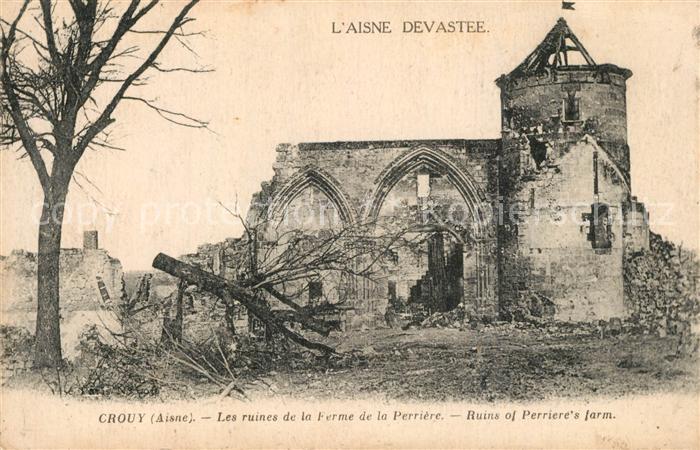 Crouy Aisne Ruines de la Ferme de la Perrière