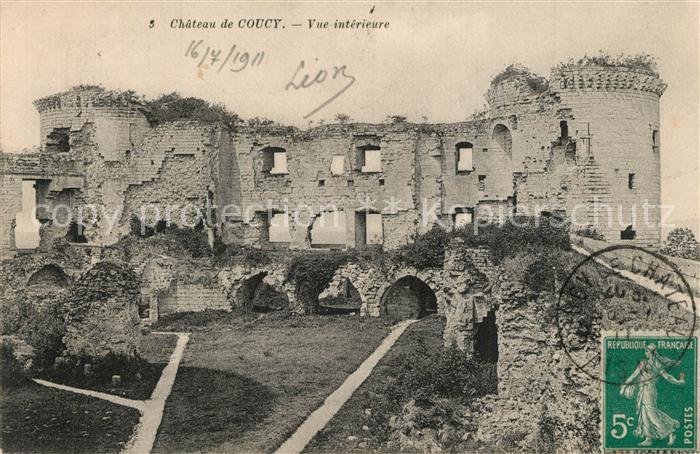Coucy-le-Chateau-Auffrique Ruines du Chateau