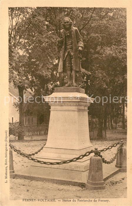 Ferney-Voltaire Statue du Patriarche de Ferney Monument
