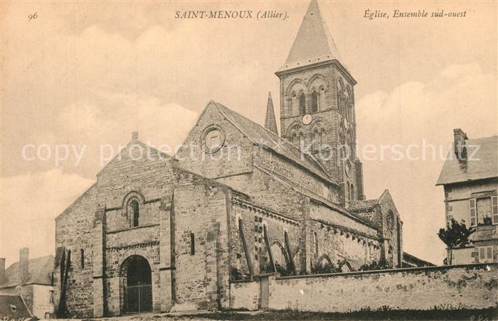 Saint-Menoux Eglise Kirche