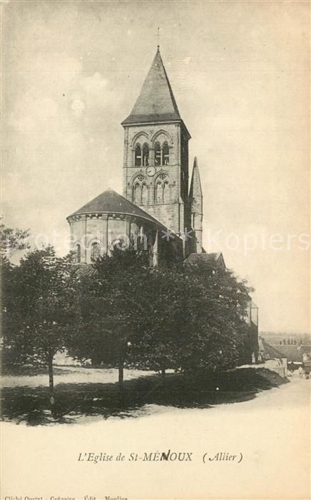 Saint-Menoux Eglise Kirche