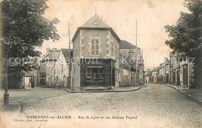 Varennes-sur-Allier Rue de Lyon et Rue Antoine Fayard