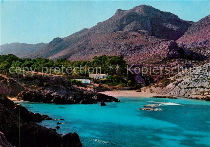 Cala San Vicente Ibiza Panorama Kueste Strand