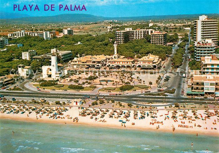 Playa de Palma Mallorca Vista aérea