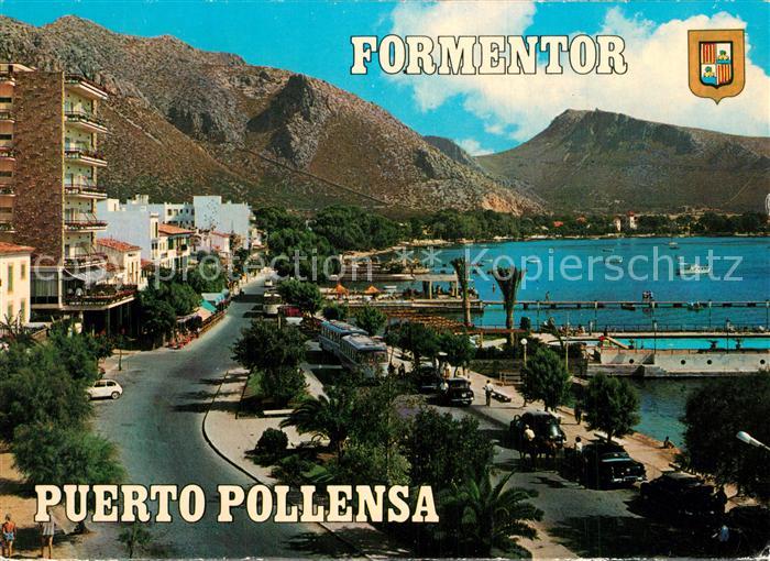 Puerto Pollensa Vista parcial Kuestenstrasse