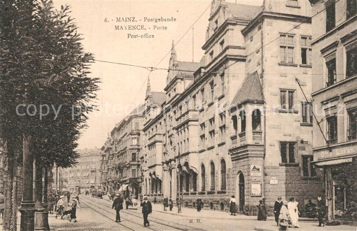 Mainz Rhein Postgeb?ude