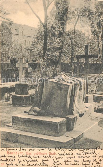 Hannover Ge?ffnetes Grab