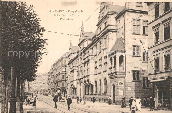 Mainz Rhein Postgeb?ude