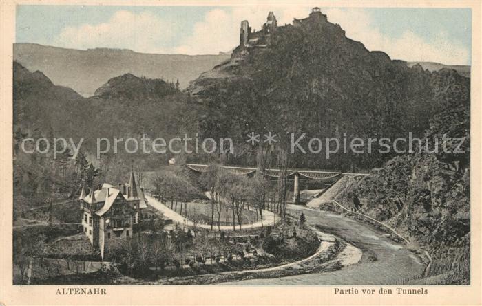 Altenahr Partie vor den Tunnels
