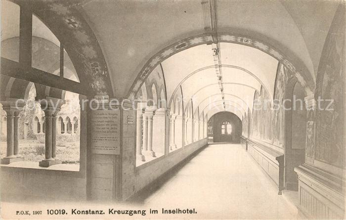 Konstanz Bodensee Kreuzgang Inselhotel
