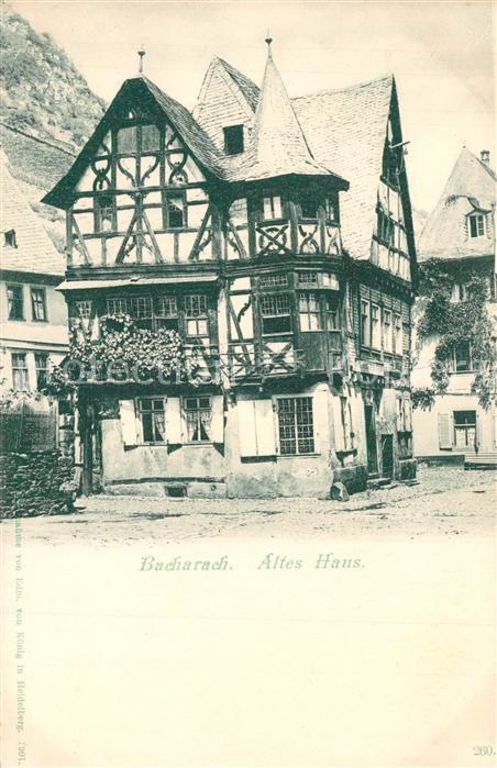 Bacharach Rhein Altes Haus