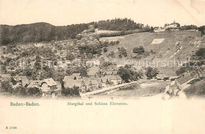 Baden-Baden Murgthal Schloss Eberstein