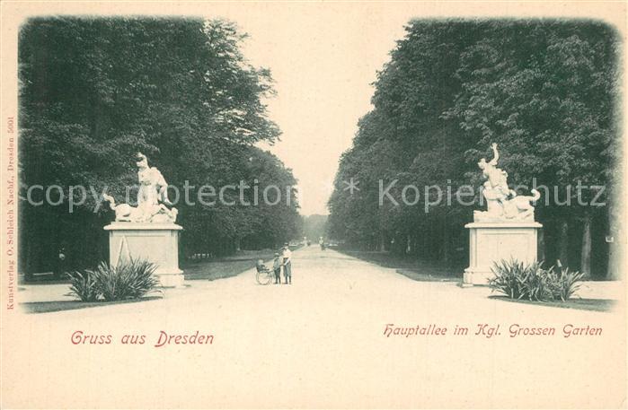 Dresden Hauptallee Grosser Garten