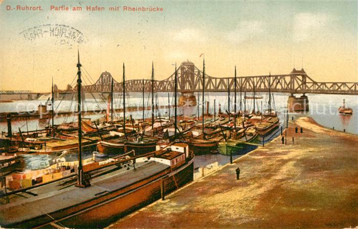 Ruhrort Hafen Rheinbr?cke