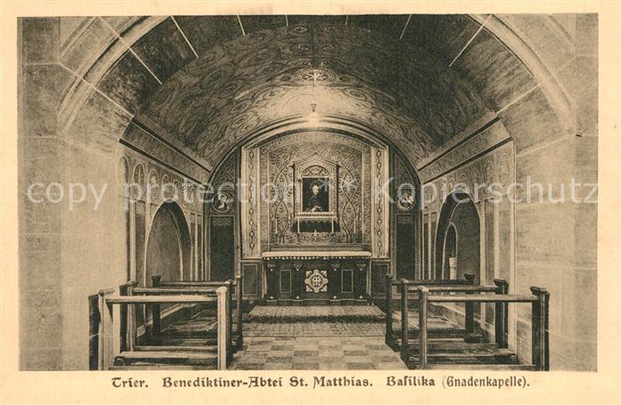 Trier Benediktiner-Abtei St. Matthias Basilika Gnadenkapelle