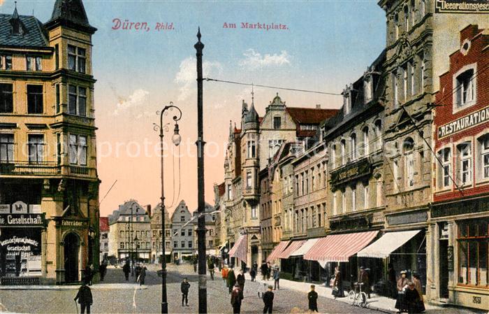 D?ren Rheinland Marktplatz