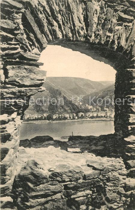 St Goarshausen Blick von Ruine Rheinfels
