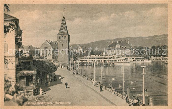 Lindau Bodensee Hafen Motorschiff Allg