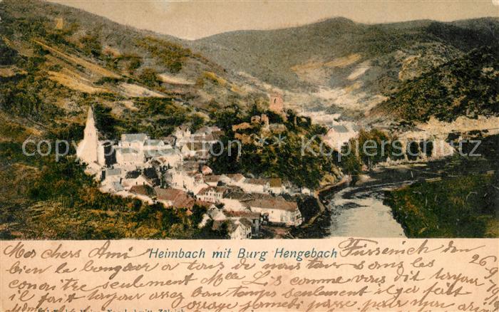 Heimbach Eifel Burg Hengebach