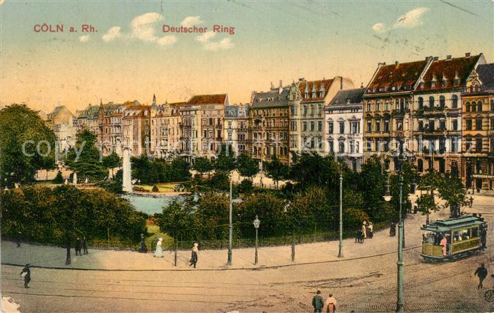 K?ln Rhein Deutscher Ring Strassenbahn