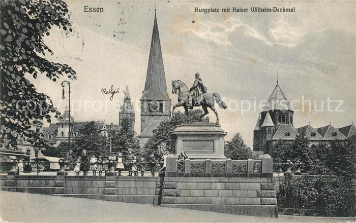 Essen Ruhr Burgplatz Kaiser-Wilhelm-Denkmal